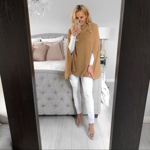 Camel Cloak Turtleneck Sweater - Picture 5 of 8